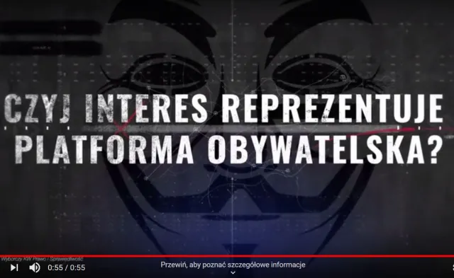 PiS w spocie atakuje: Czyj interes reprezentuje Platforma Obywatelska?