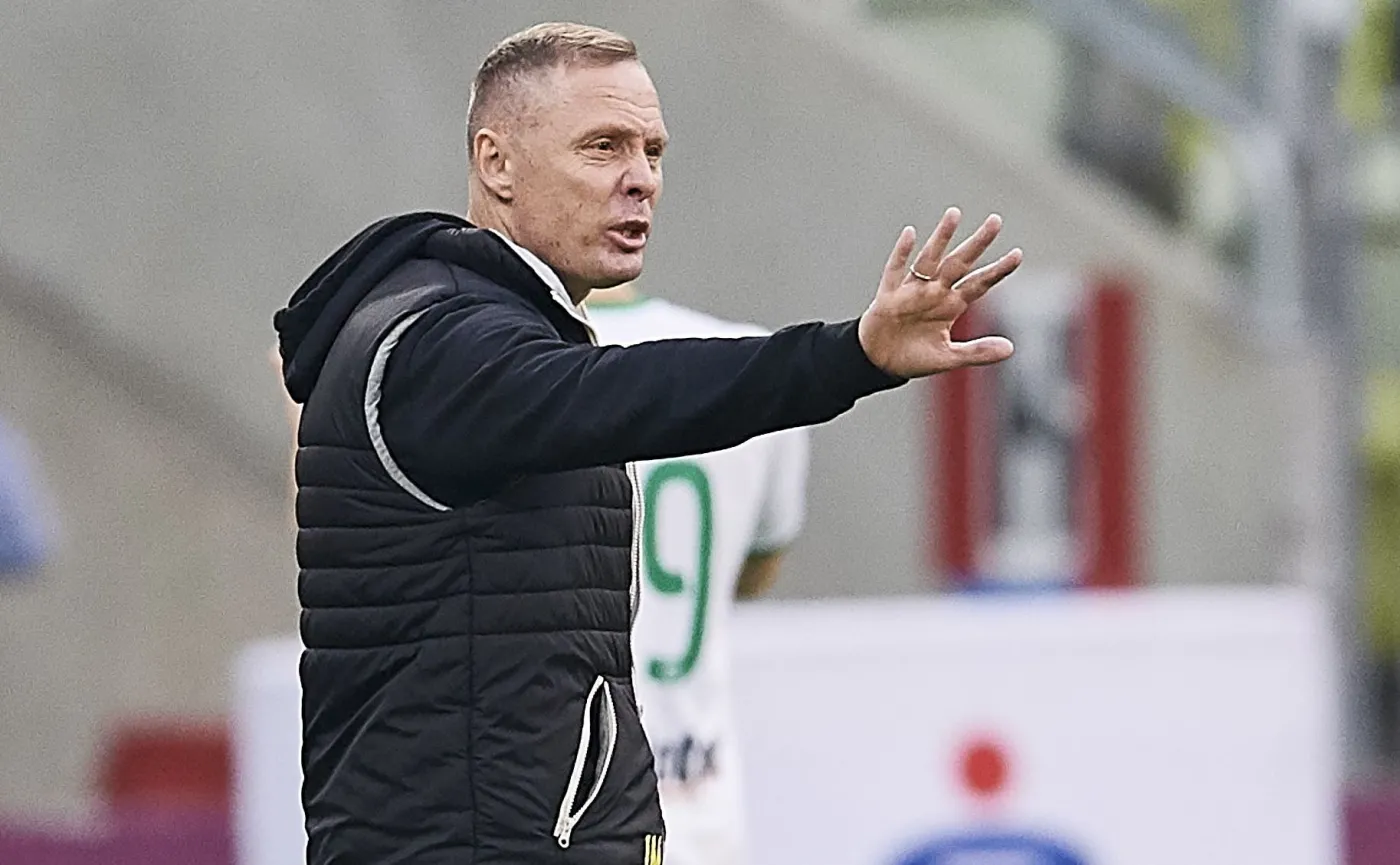 Trener Jagiellonii Białystok Ireneusz Mamrot
