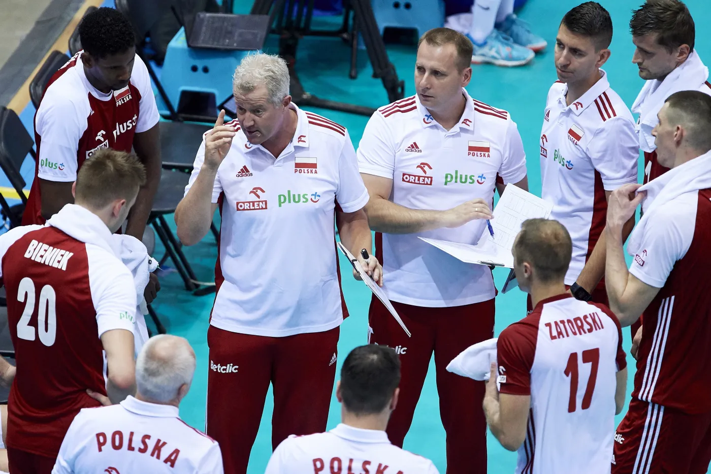 Trener reprezentacji Polski siatkarzy Vital Heynen