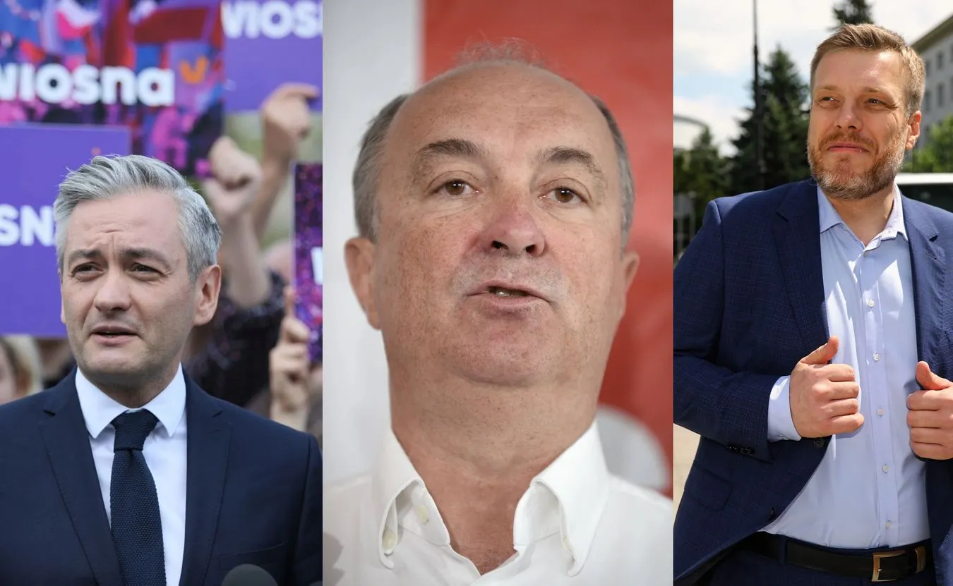 Robert Biedroń, Włodzimierz Czarzasty i Adrian Zandberg