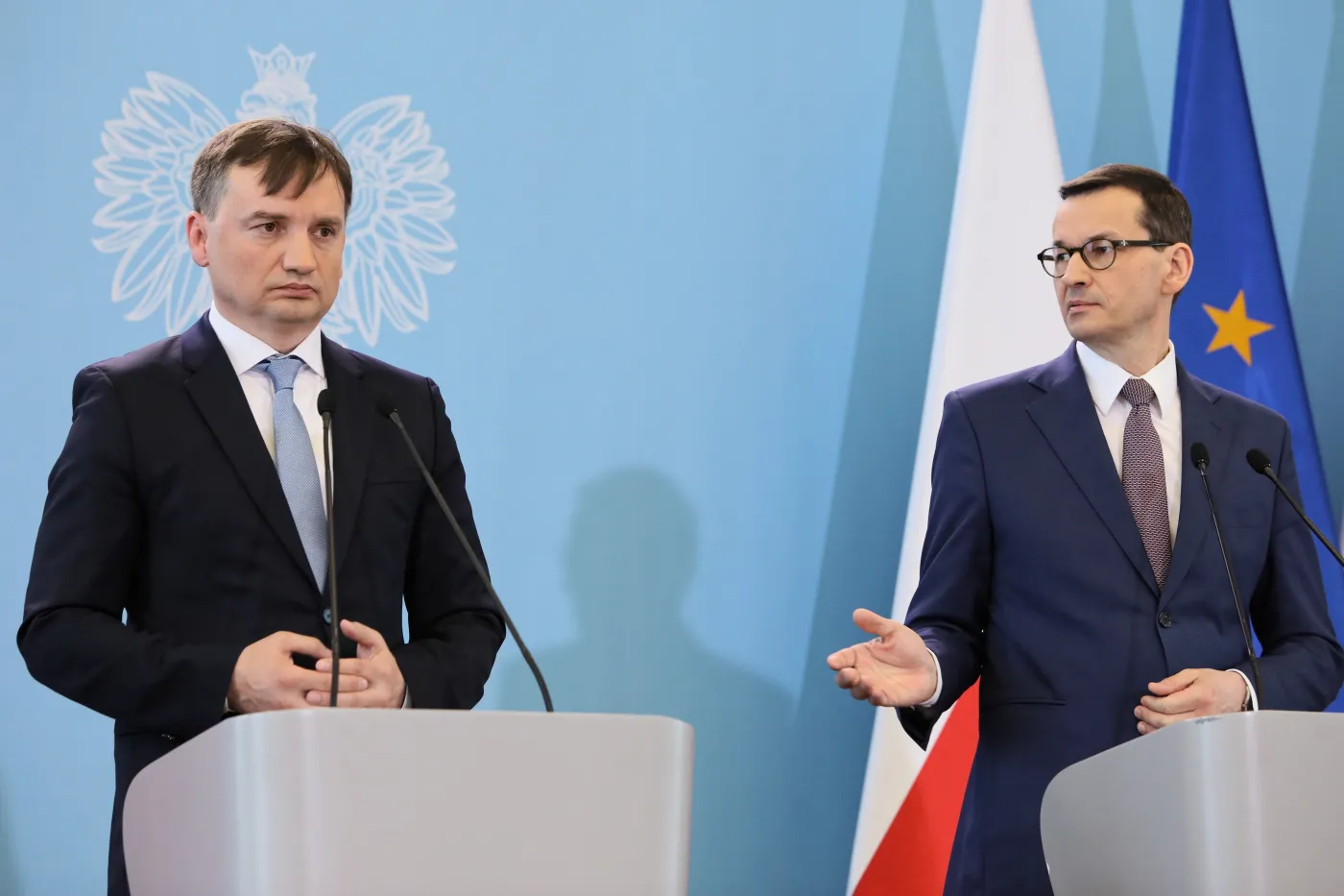 Zbigniew Ziobro i Mateusz Morawiecki