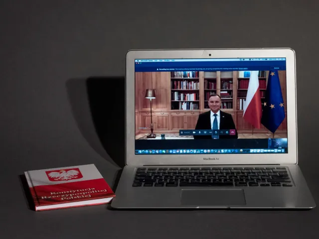 Prezydent Duda do Rigamonti: Jestem. Nie zniknąłem [CAŁA ROZMOWA]