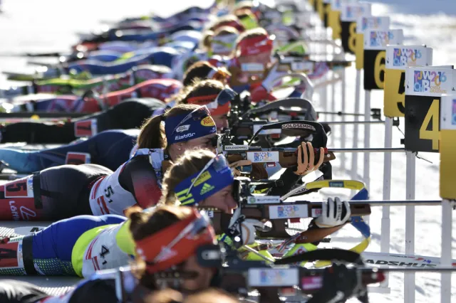 ME w biathlonie: Boczarnikow i Pawłowa najlepsi w nowej konkurencji