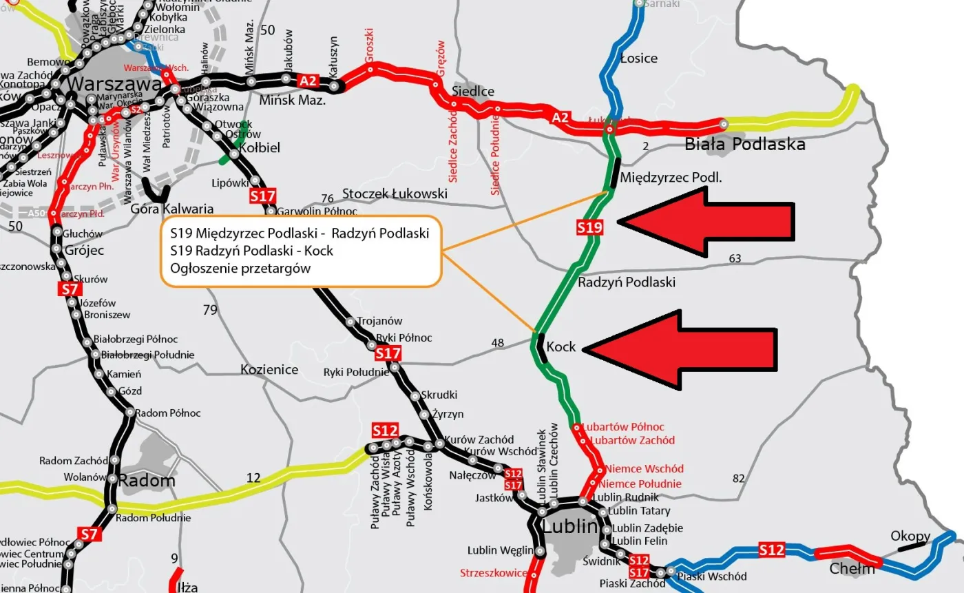 Via Carpatia S19 dłuższa o dwa nowe odcinki. Z Lublina do Białegostoku ekspresowo