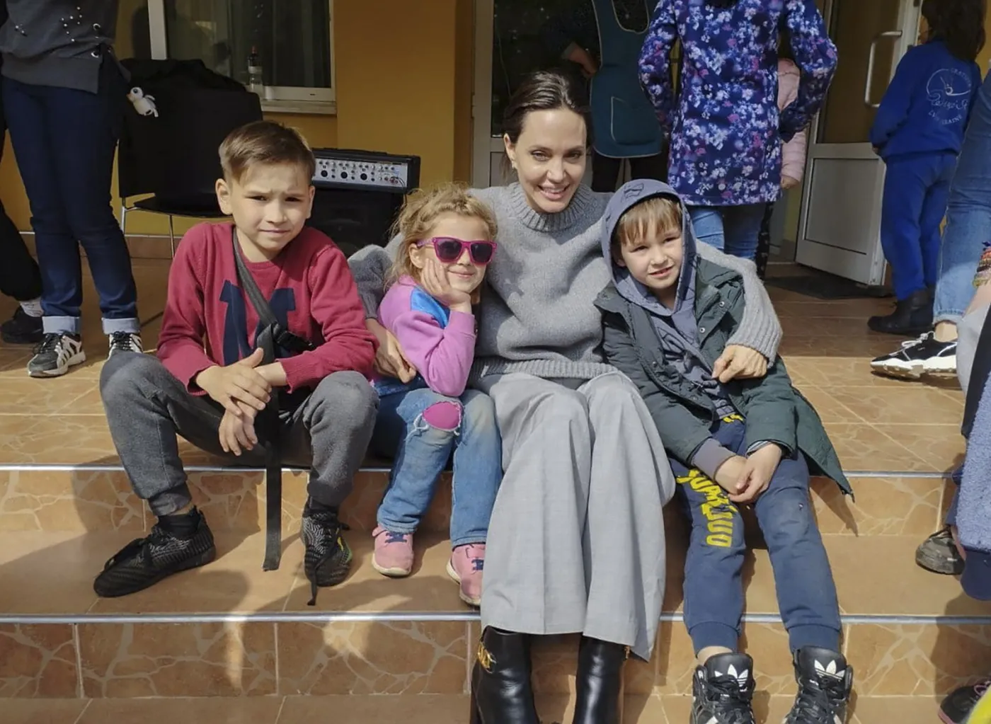 Angelina Jolie we Lwowie. "Dla nas wszystkich ta wizyta była niespodzianką"
