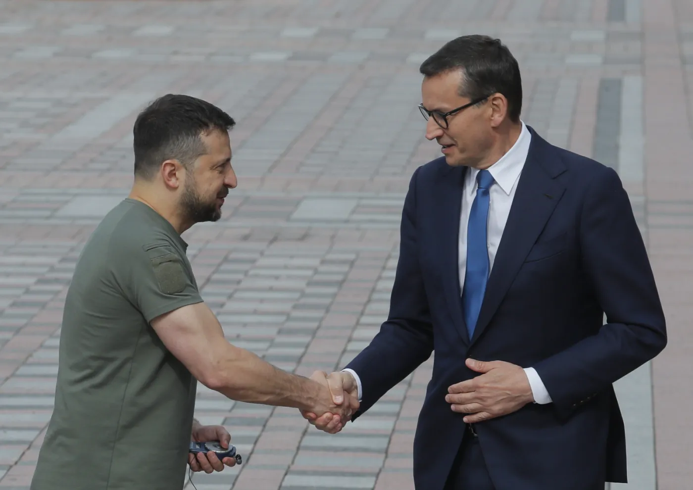Morawiecki po wizycie w Kijowie: Czuje się wolę zwycięstwa. Osiągniemy je razem