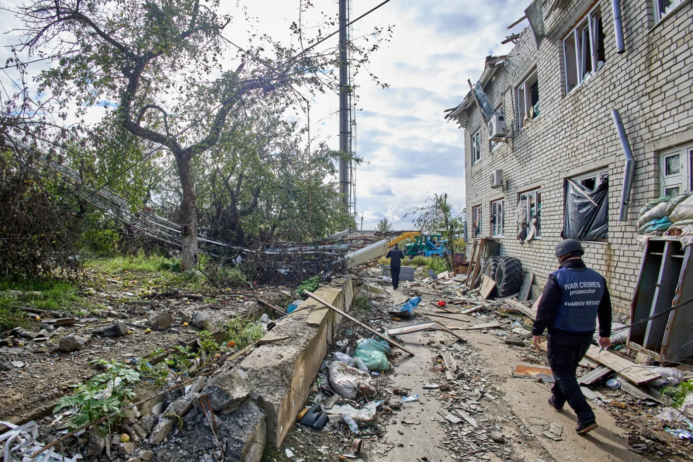 "Trzy uderzenia w Charkowie", poinformował mer. Chwilę później uderzyła kolejna rakieta