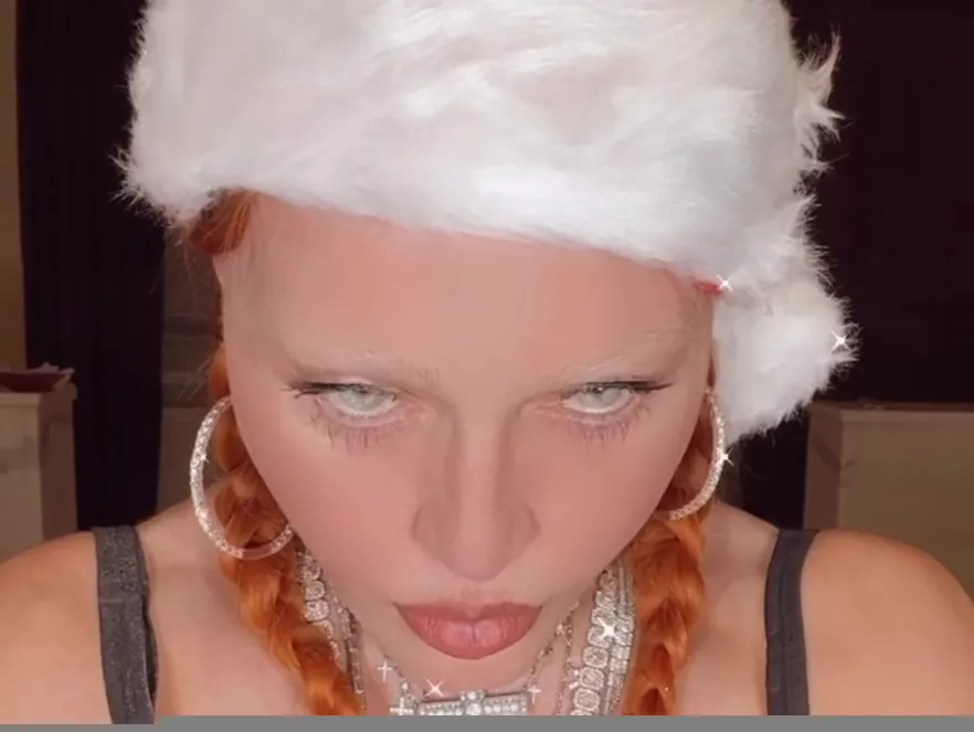 Niby świąteczne, a przerażające ZDJĘCIA i nagrania Madonny. "Demoniczna energia"