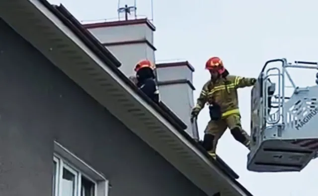 O krok od tragedii. Po dachu kamienicy chodziła... 4-letnia dziewczynka, jej matka była pijana