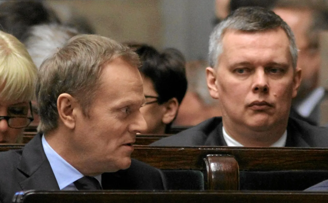 Tomasz Siemoniak i Donald Tusk 