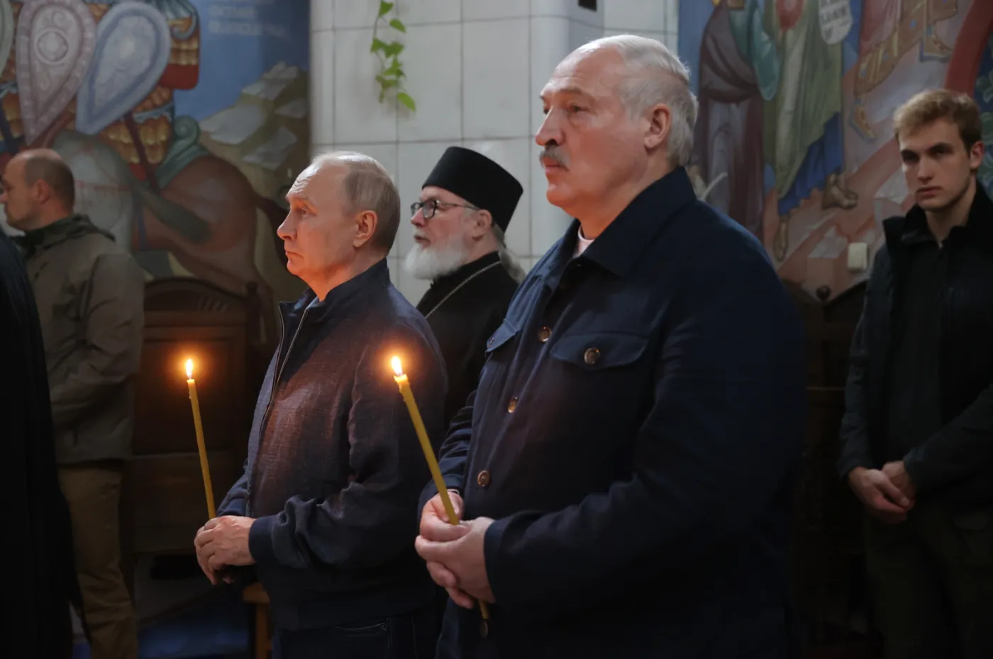 Władimir Putin i Alaksandr Łukaszenka