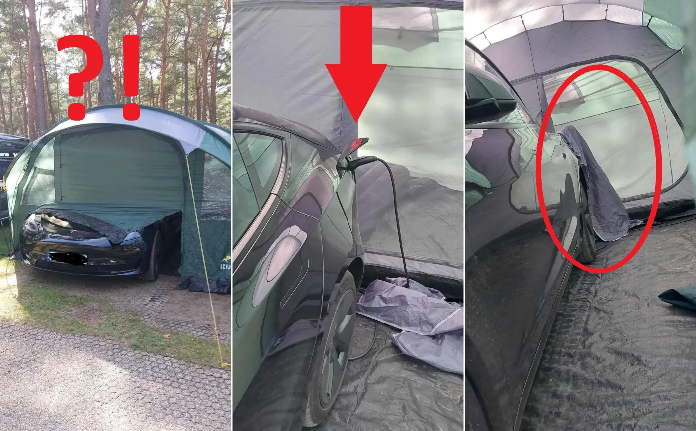 Chciał za darmo naładować Teslę, ale przeszarżował. Mocny kandydat do tytułu "Janusza Roku"