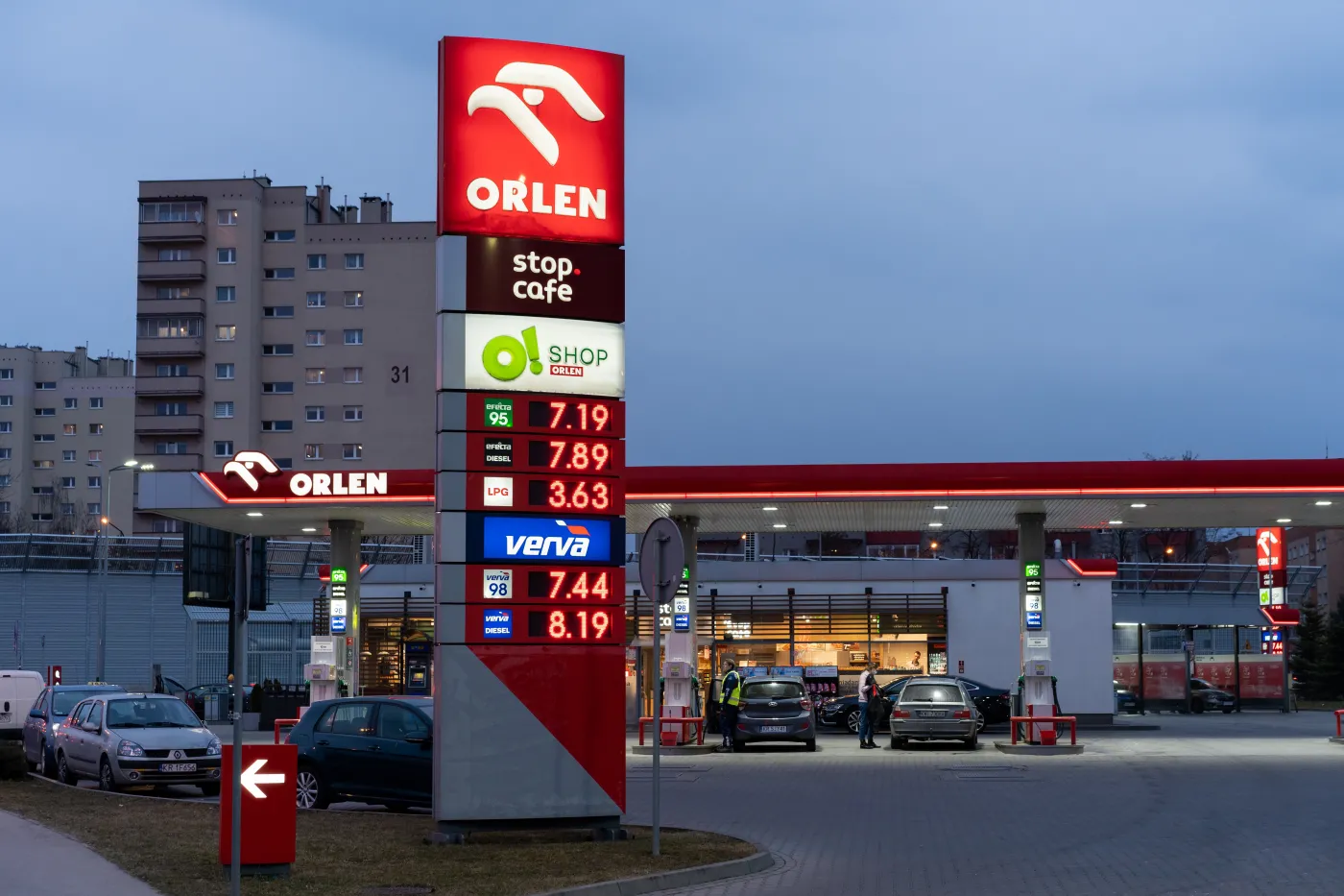 orlen ceny paliw paliwa stacja benzynowa benzyna olej napędowy diesel 
