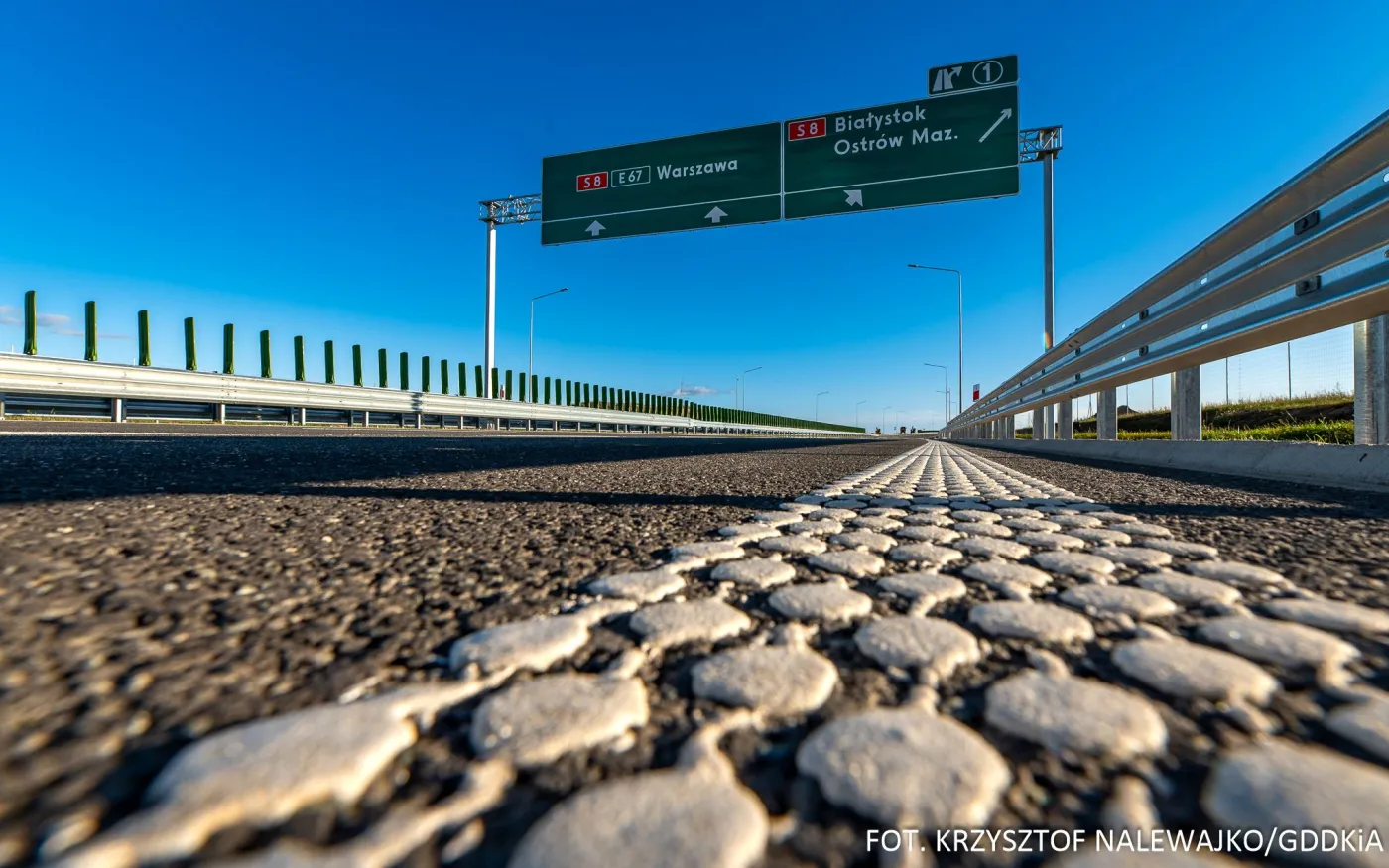 Trasa S61 już prawie gotowa: oddano niemal 20-kilometrowy odcinek