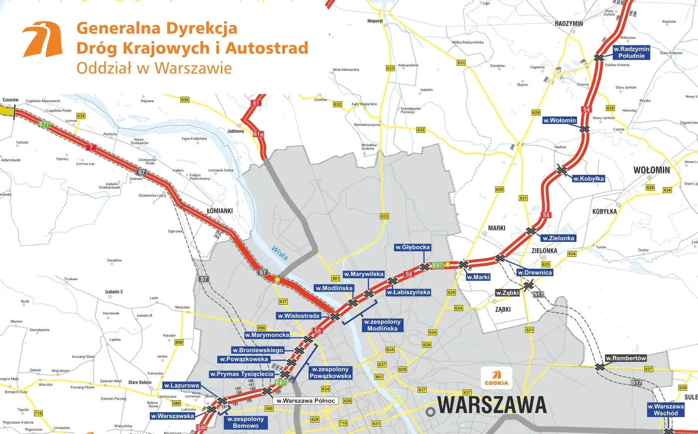 Rusza realizacja kluczowej drogi ekspresowej na północ od Warszawy