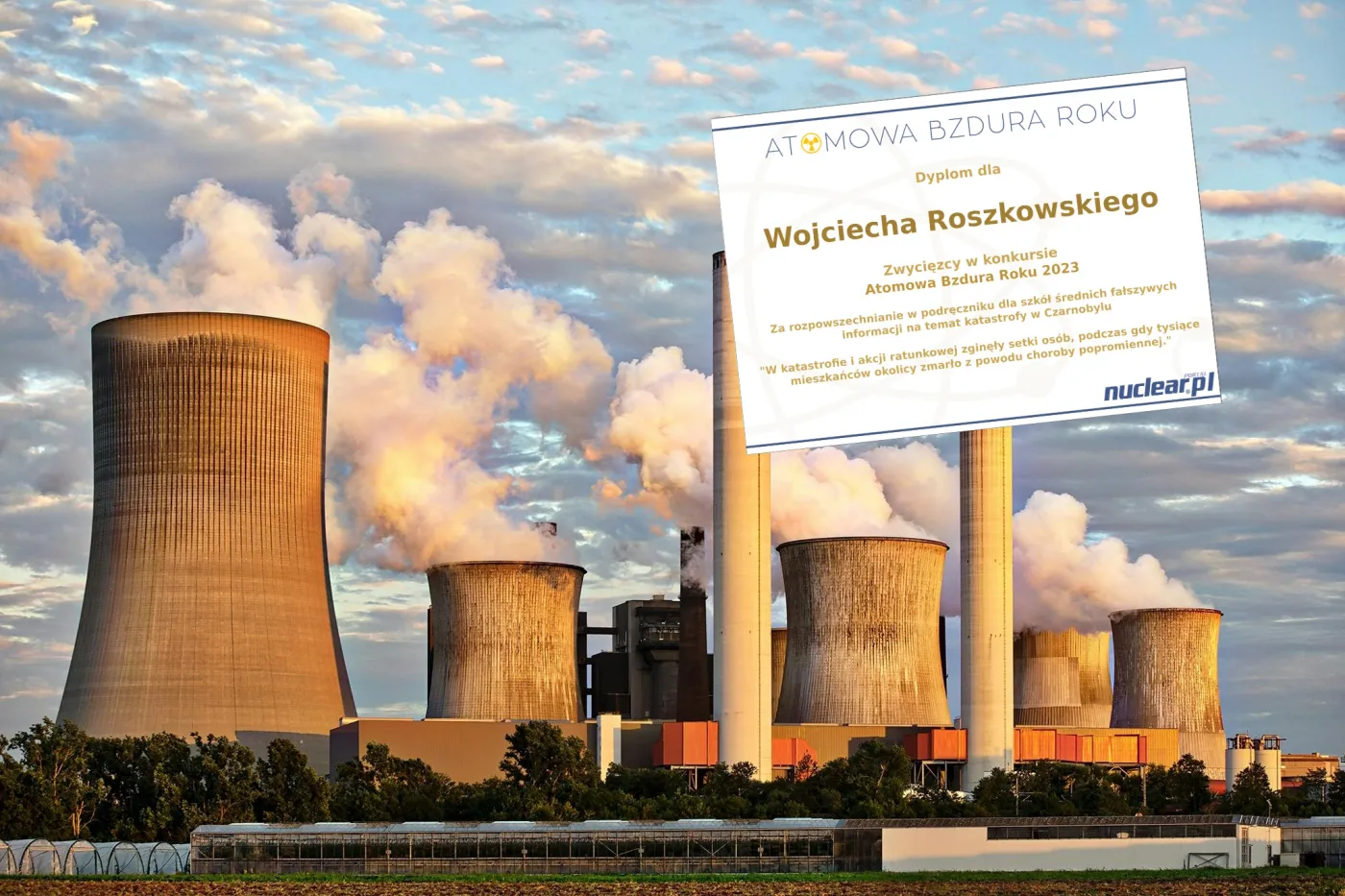 Atomowa Bzdura Roku 2023 - wiemy, kto powielił największą brednię