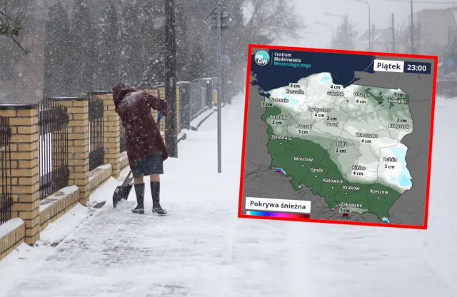 Nagły powrót zimy. Spadnie śnieg, będzie bardzo ślisko. Gdzie najgorzej?