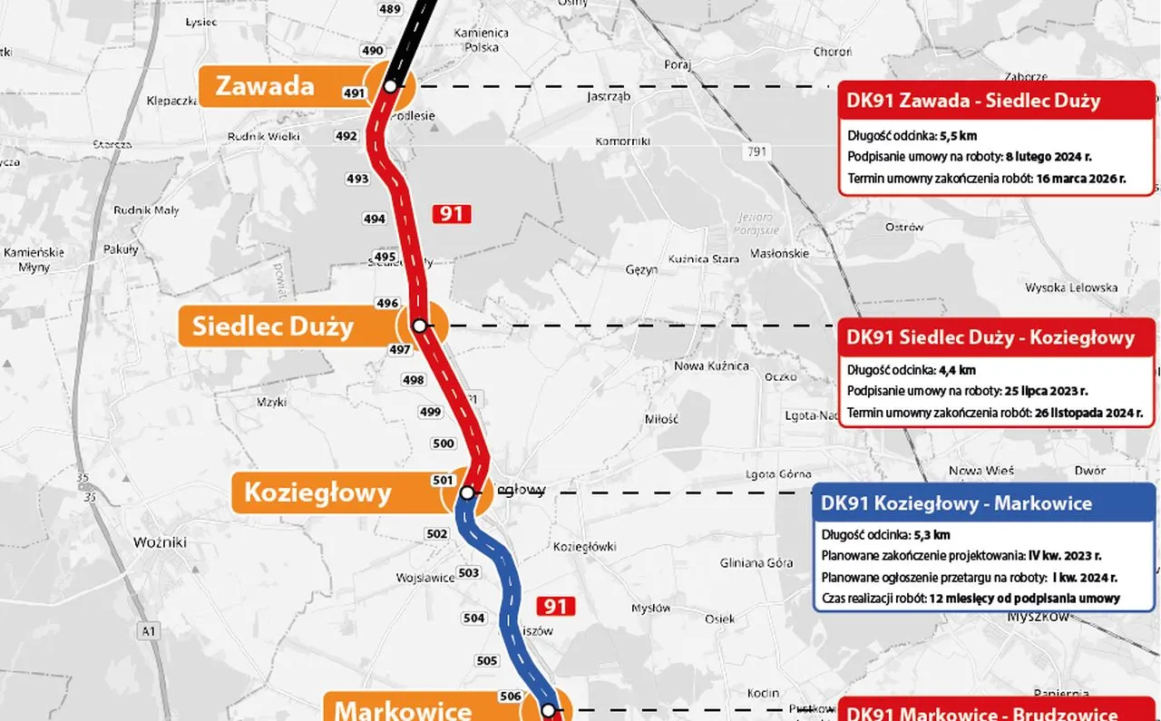Kolejny etap przebudowy dawnej "gierkówki". Prace nabierają tempa