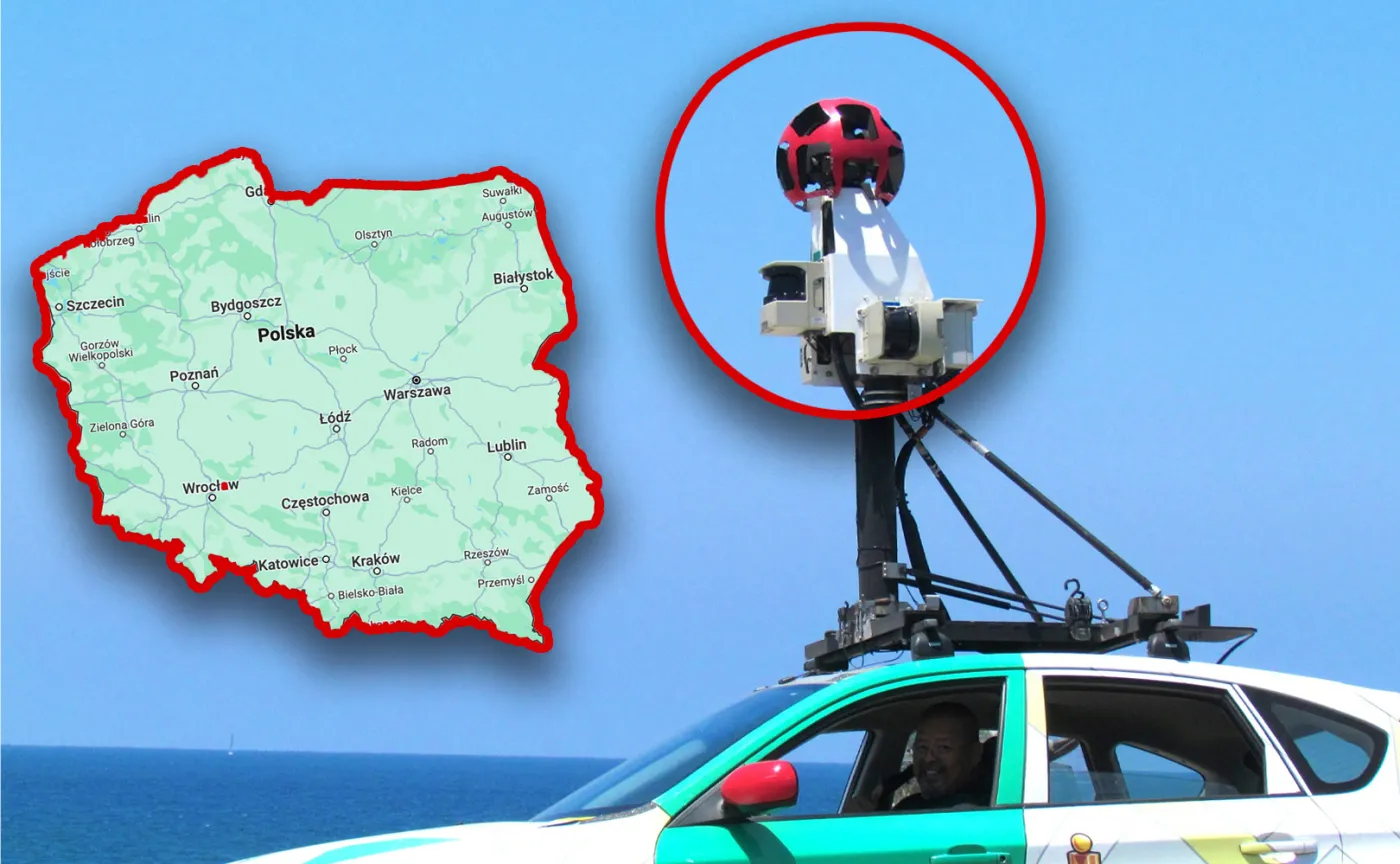 Auta Google ruszają w Polskę. W tych miejscach będą robić zdjęcia