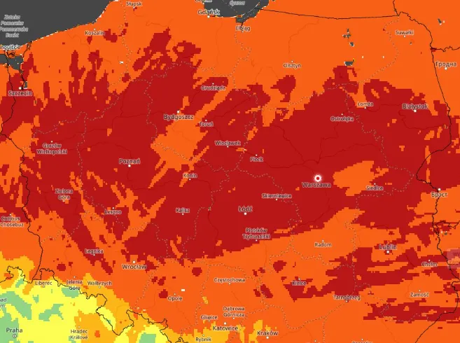 Cyklon szaleje. Alert IMGW dla prawie całej Polski