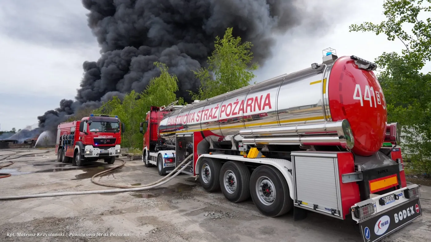 pożar w Siemianowicach Śląskich