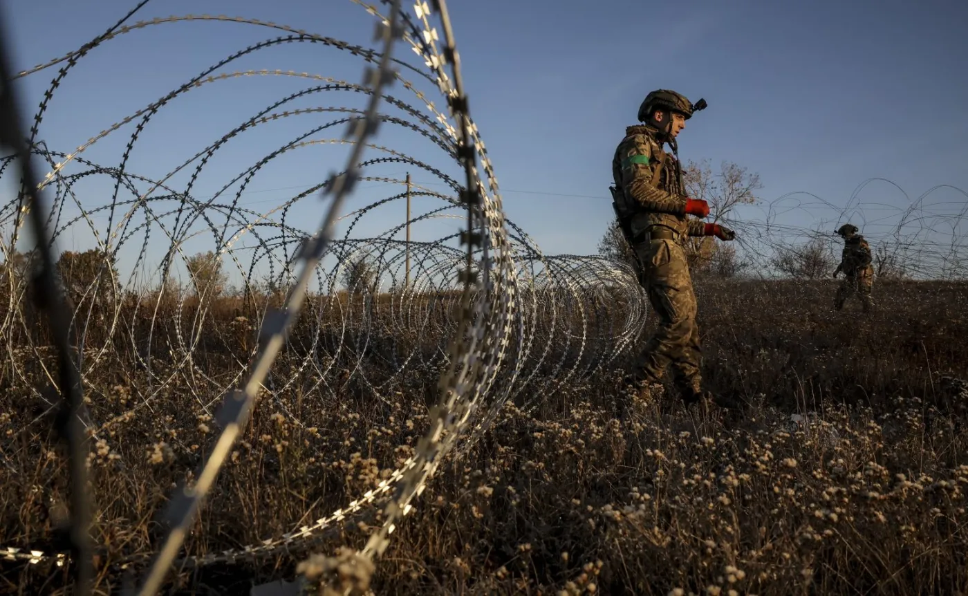 Ukrainian servicemen hold position near the Chasiv Yar in the Donetsk region