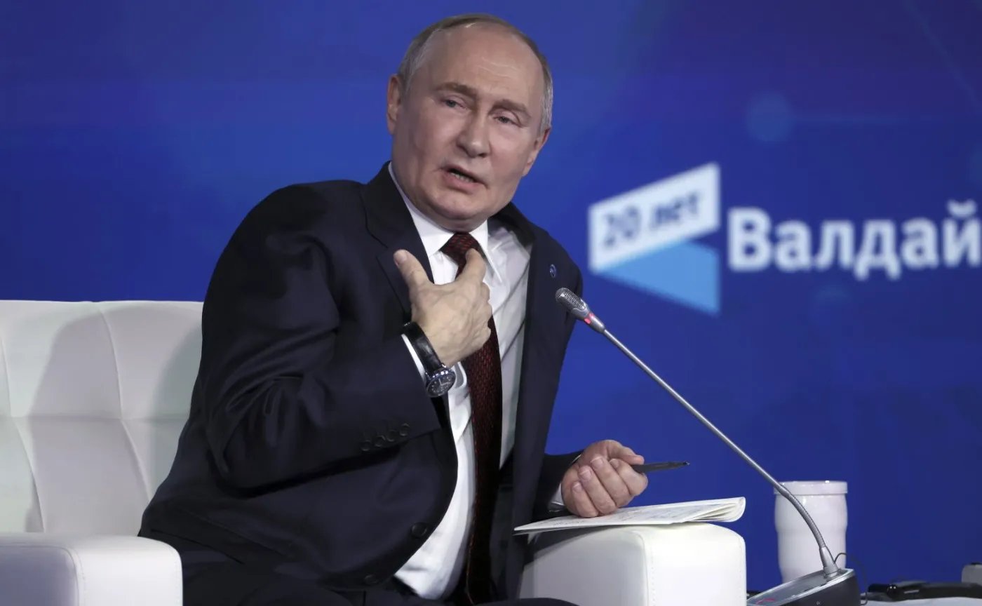 Russian President Vladimir Putin attends 21st annual meeting of Valdai Discussion Club