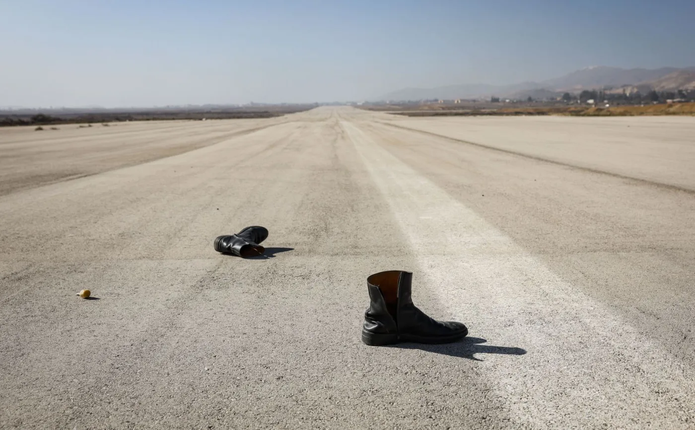 Mezzeh Air Base following Israeli airstrike