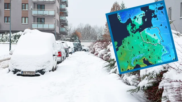 "Jęzor zimna" w prognozach. Obfite opady śniegu i dwucyfrowe mrozy
