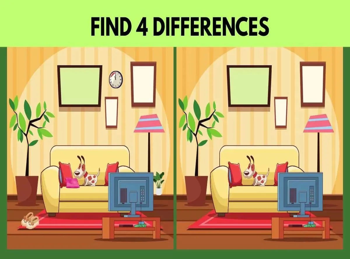 Szybki test IQ. Wyostrz swój wzrok i znajdź 4 różnice w 10 sekund