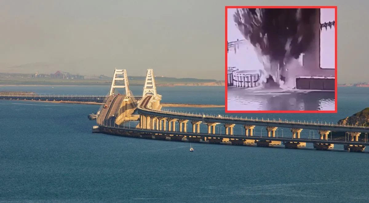 Eksplozja pod Mostem Krymskim. Służby Kijowa znów uderzyły