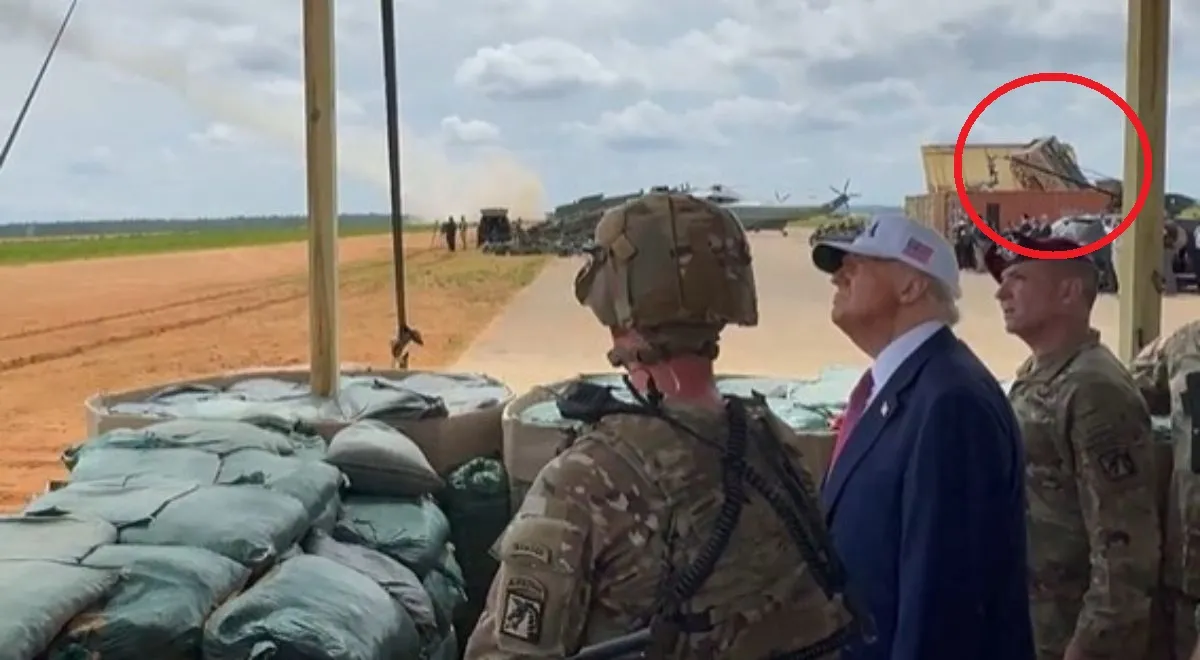 Amerykanie mają nową tajemniczą wyrzutnię. Odkryto ją na nagraniach z Trumpem