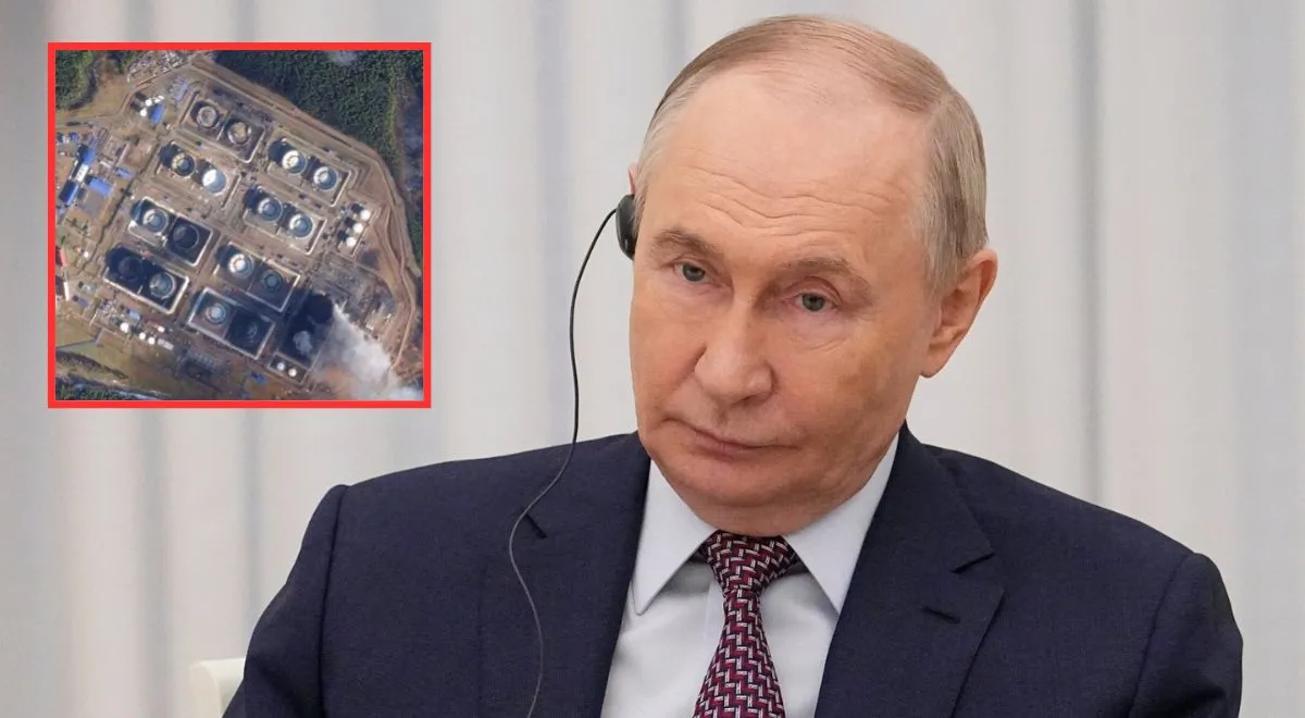 Ust Ługa Primorsk atak dronów ropa naftowa Rosja