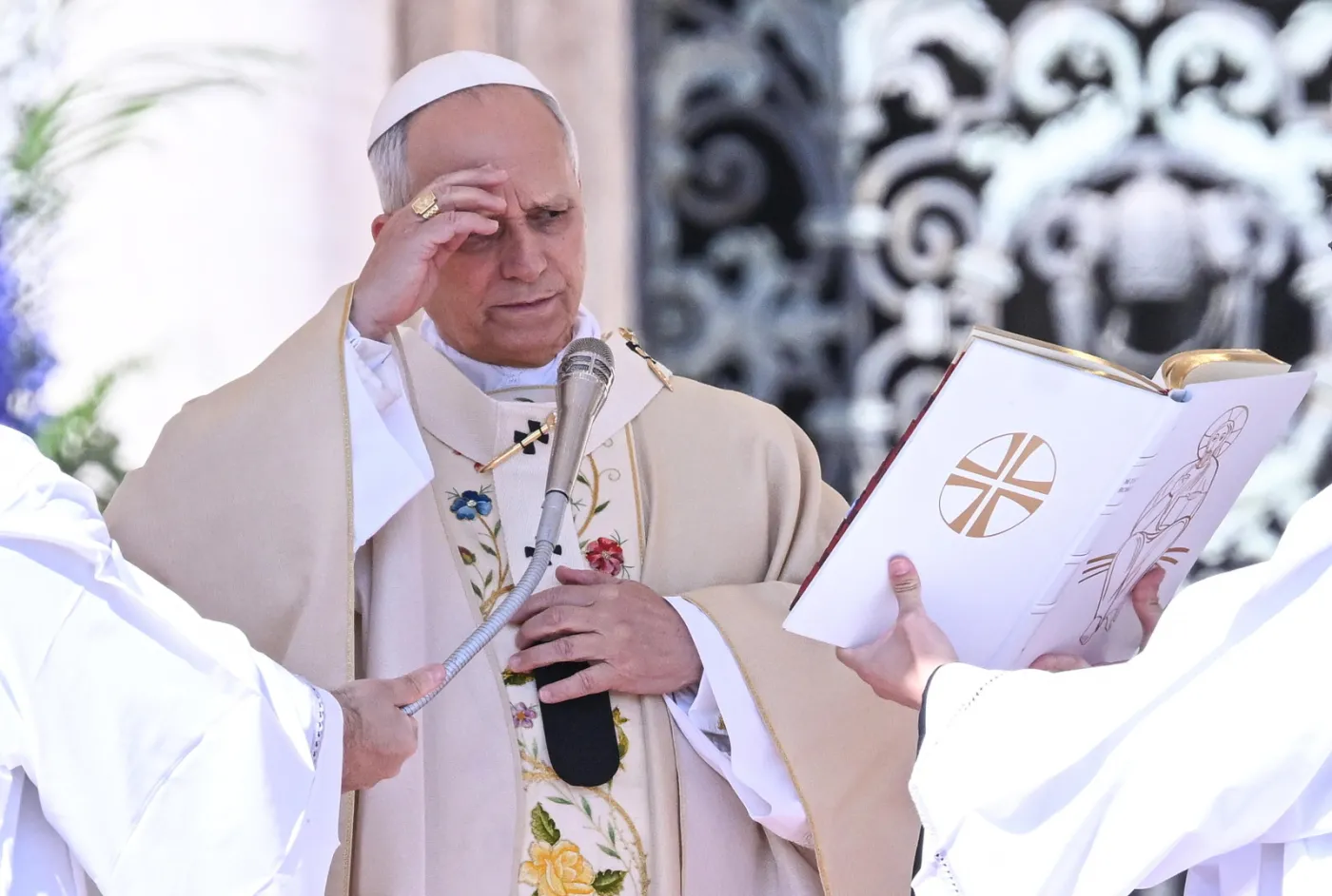 Pope Leo XIV delivers his Urbi et Orbi message on Easter Sunday