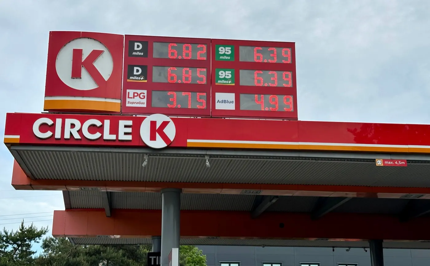 Stacja paliw Circle K - ceny 15.05.2026