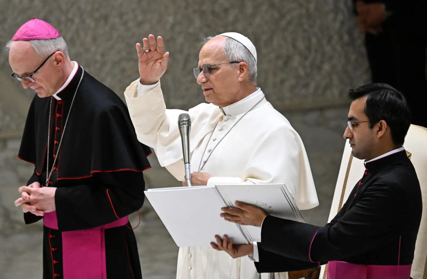Pope Leo XIV meets Association of Italian Catholic Guides and Scouts