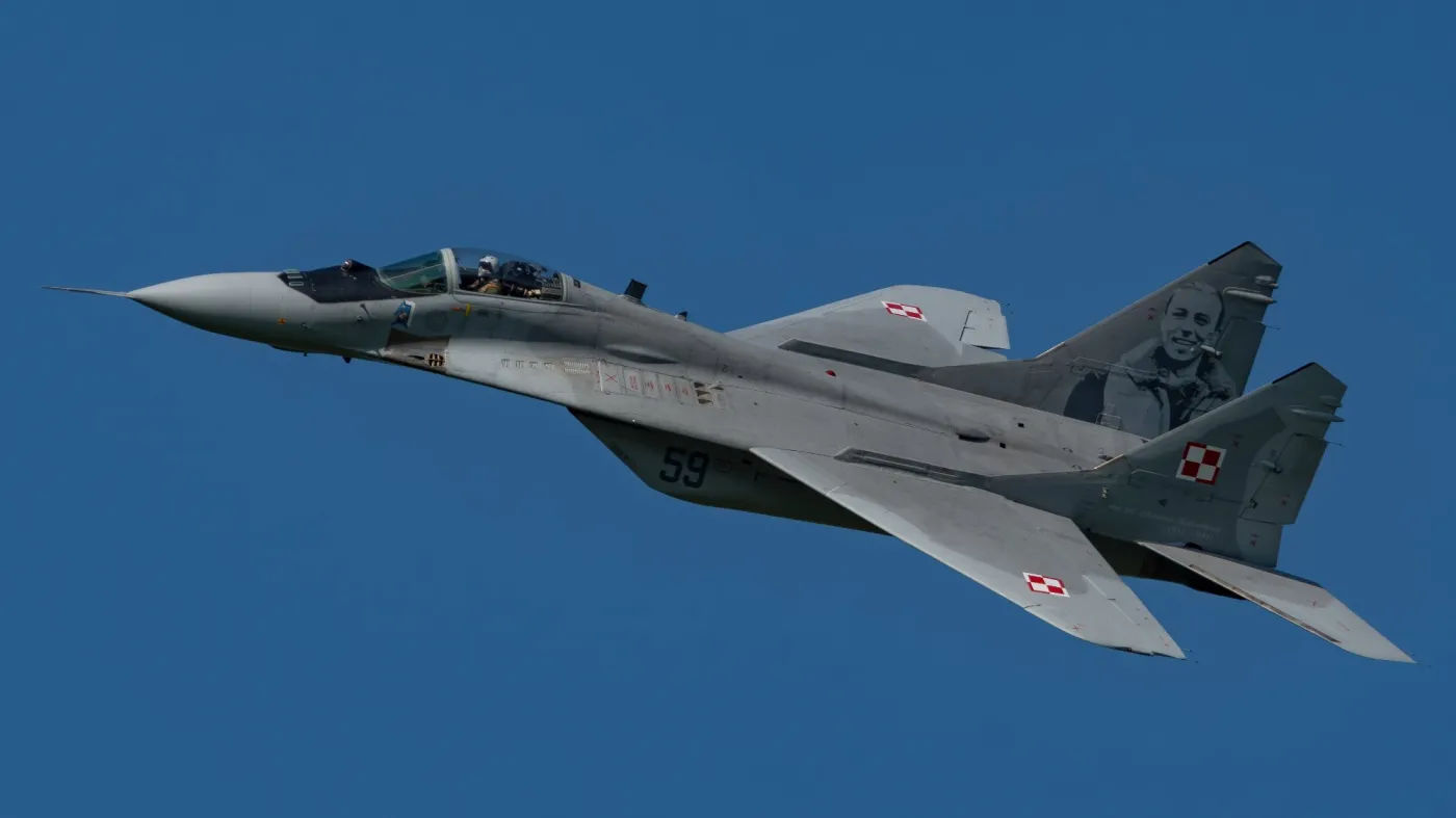 Deblin,,Poland,-,June,14,,2025:,Polish,Air,Force,Mig-29