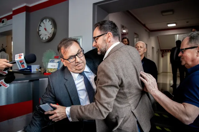 Awantura w Inowrocławiu. Europoseł Obajtek szarpał się z prezesem Solino