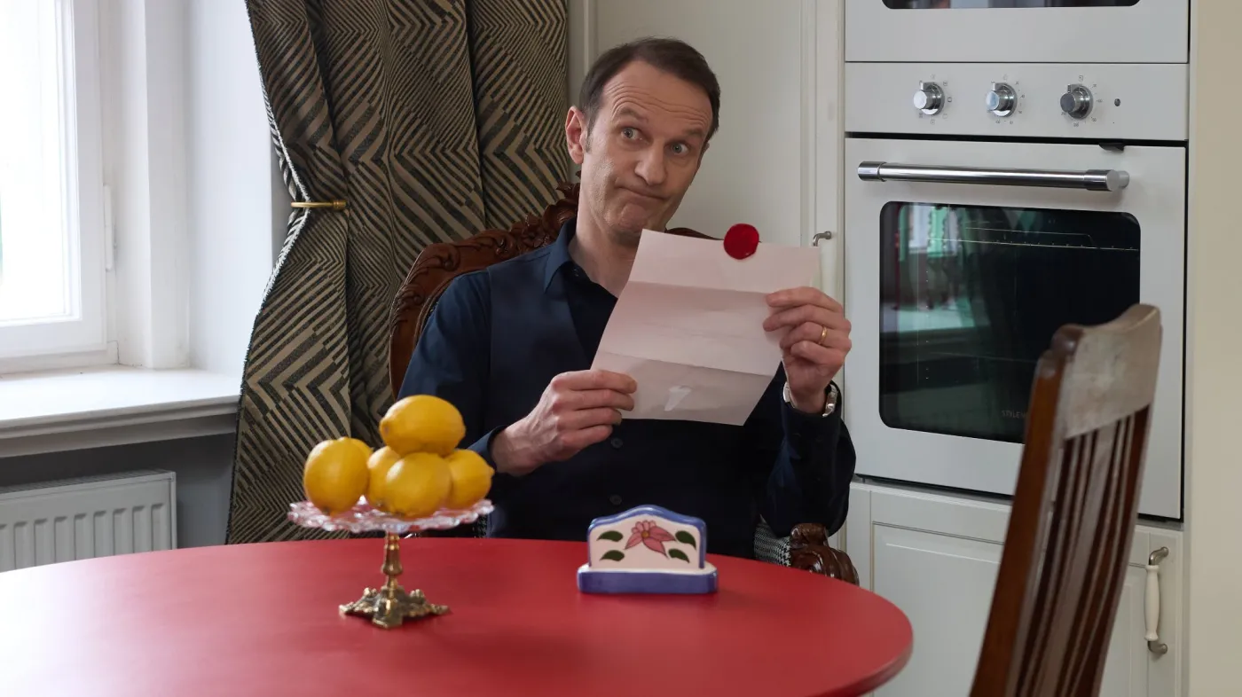 Rafał Rutkowski w programie "Taskmaster"