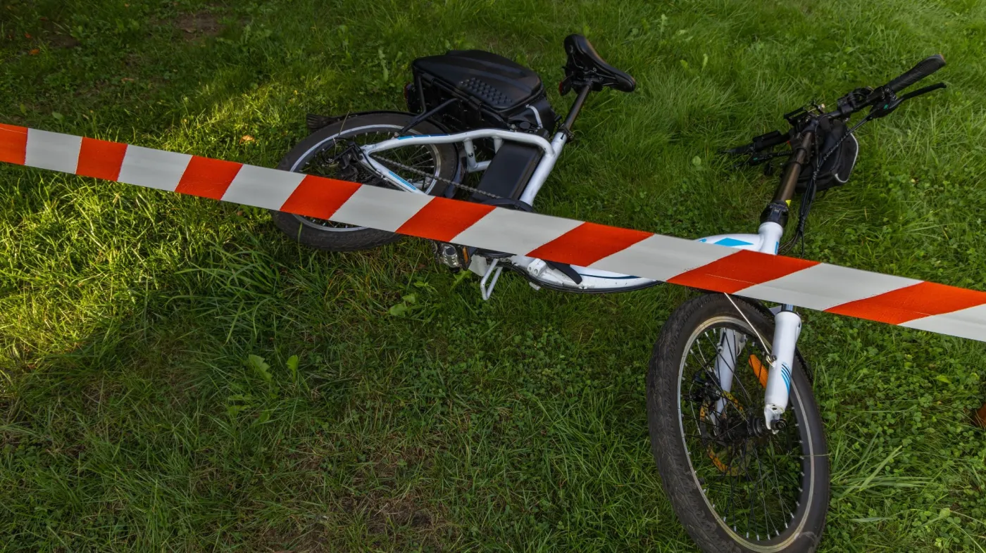 Wypadek z udziałem roweru elektrycznego