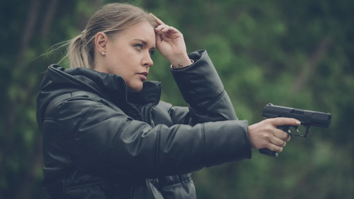Ewelina Ruckgaber w serialu "Gliniarze"