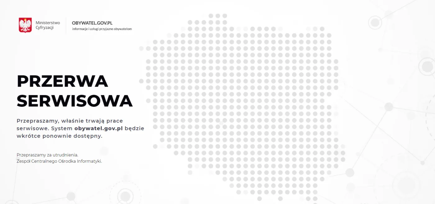 Awaria systemu rejestrów państwowych. "Nic nie wskazuje na atak hakerski"