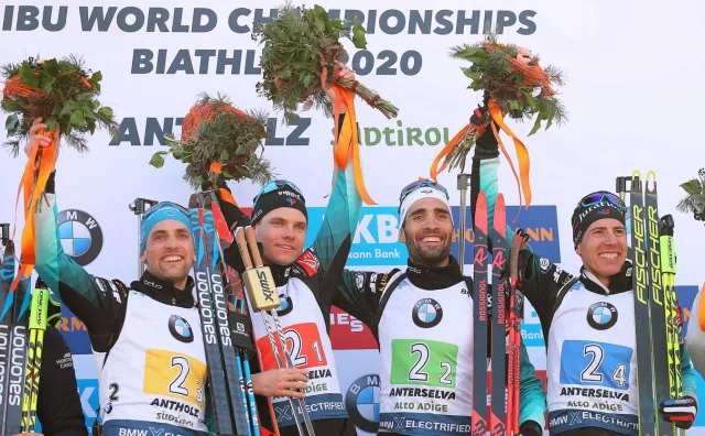MŚ w biathlonie: Polacy na 16. miejscu w sztafecie, triumf Francji [WYNIKI]