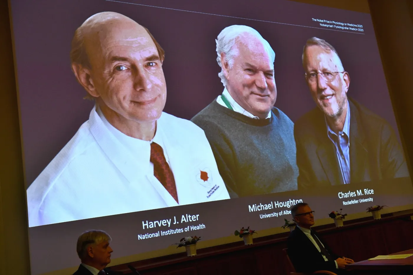 Nobel 2020 w medycynie przyznany: Trzej nobliści ujarzmili wirusa WZW typu C