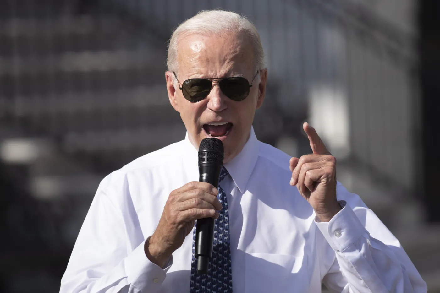 Biden o postępach Ukrainy na froncie: Trudno powiedzieć, czy to punkt zwrotny