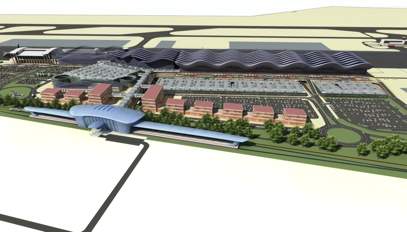 Ta będzie wyglądało lotnisko w Katowicach w 2032 r – wizualizacja (8) - Fot. Materiały prasowe Katowice Airport. 