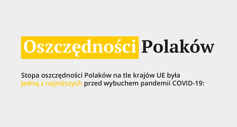 Oszczędności Polaków na tle krajów UE