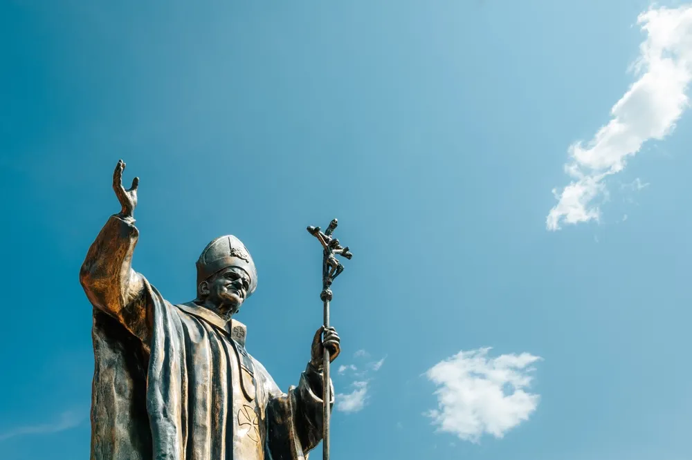 Jan Paweł II Karol Wojtyła papież pomnik