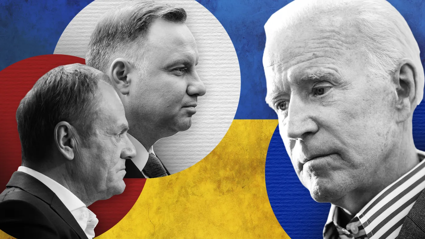 Andrzej Duda - Donald Tusk - Joe Biden - Ukraina