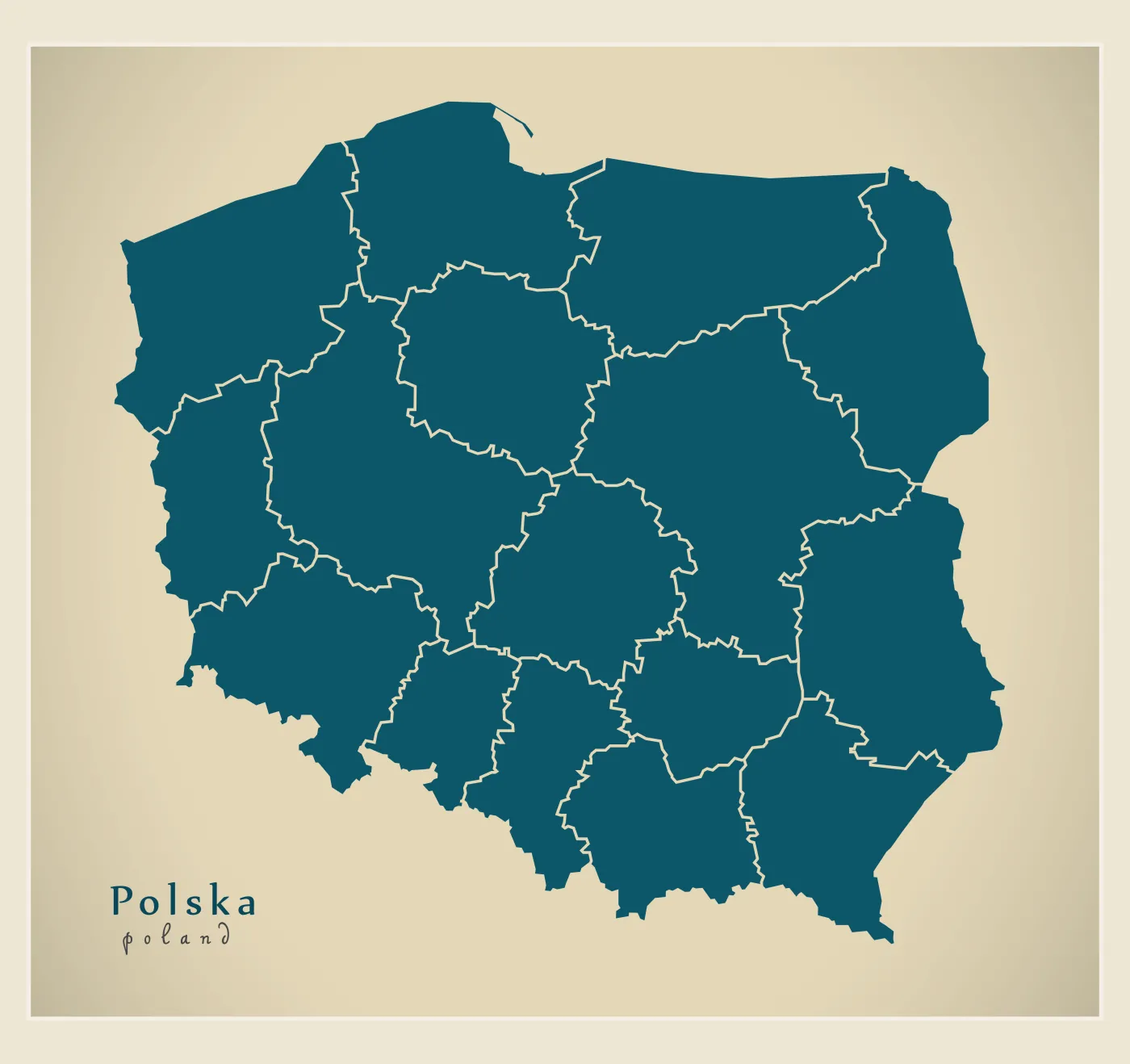 Polska województwa mapa Polski województwo podział administracyjny